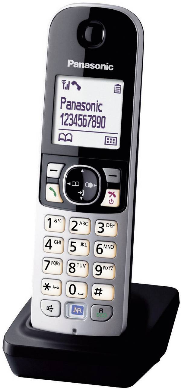 Panasonic KX-TGA681EXB  Nero, Argento