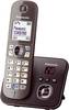 Panasonic KX-TG6821 DECT, GAP Telefono cordless analogico Segreteria telefonica, Vivavoce Caffe latte