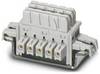 Phoenix Contact ME 6,2 TBUS-2 1,5/5-ST-3,81KMGY Connettore per guida portante per montaggio su guida DIN 10 pz. Imballo