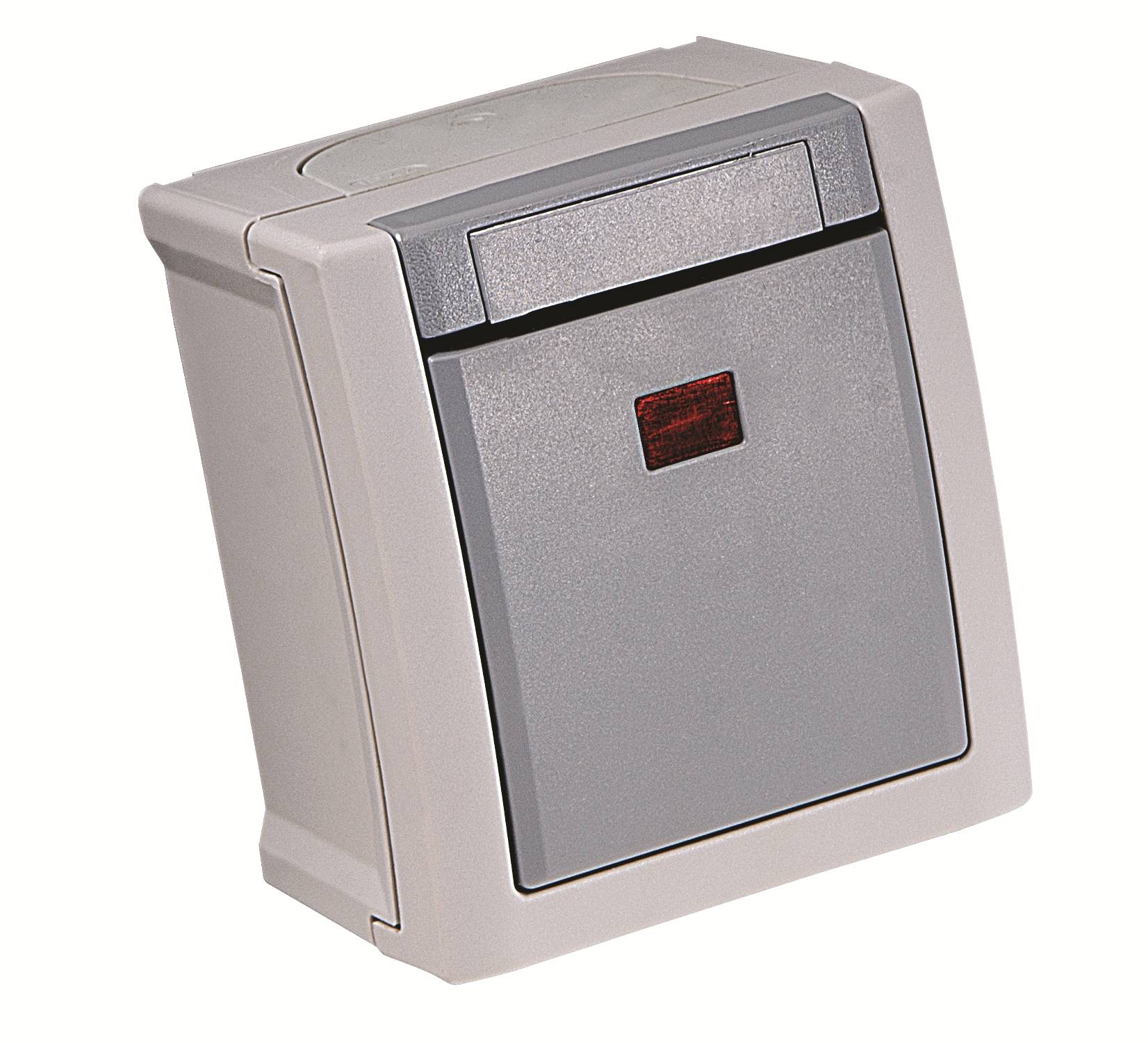 VIKO Interruttore per ambienti umidi Interruttore di controllo, Interruttore Pacific Grigio 90591023-DE 1 pz.
