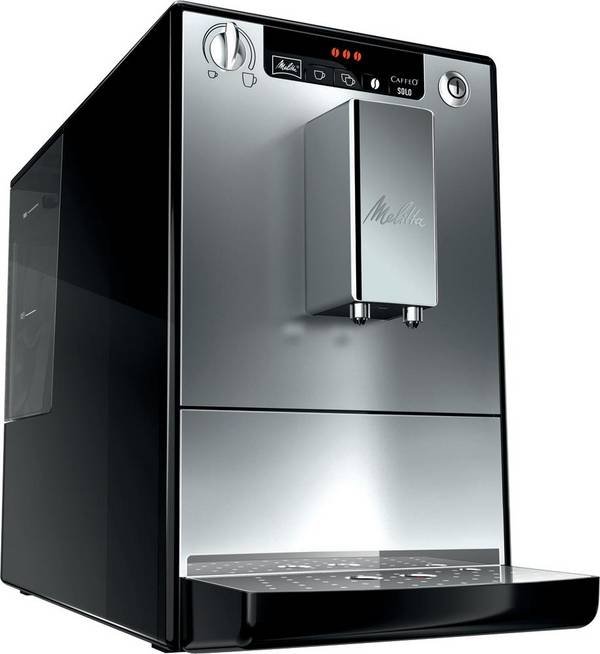 Melitta CAFFEO SOLO E950-103, Macchina per caffè automatica Argento, Nero