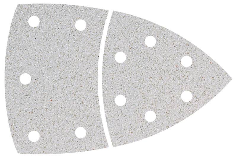 Wolfcraft 1125000 Multi carta abrasiva a strappo, perforato Dimensione dei grani 40 Lato 95 mm 10 pz.