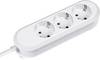 Bachmann 388.270 Multipresa 3 scomparti Bianco Schuko 1 pz.