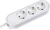 Bachmann 388271 Multipresa 3 scomparti Bianco Schuko 1 pz.