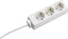Bachmann 387.270S Multipresa 3 scomparti Bianco Schuko 1 pz.
