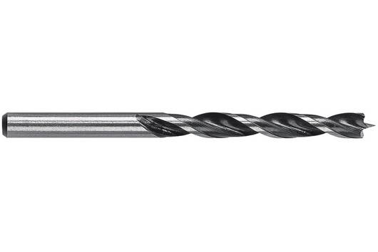 Wolfcraft 7605010 Punta a spirale per legno  5 mm Lunghezza totale 86 mm Alberino cilindrico 1 pz.