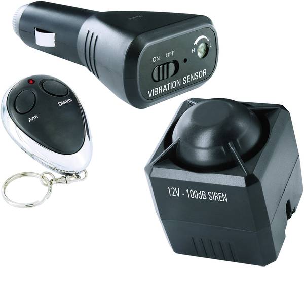 Impianti di allarme e antifurto per auto - Sistema antifurto per auto Smartwares Incl. telecomando , Monitoraggio Interni , Sensore di vibrazione 12 V - Impianti di allarme e antifurto per auto - Sistema antifurto per auto Smartwares Incl. telecomando , Monitoraggio Interni , Sensore di vibrazione 12 V -