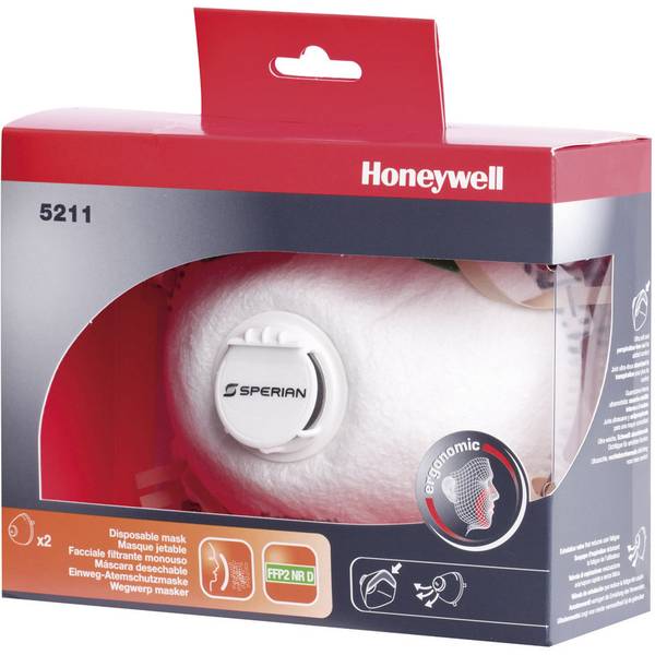 Maschere per polveri fini - Honeywell AIDC 5211 1015916 Mascherina antipolvere con valvola FFP2 D 2 pz. - Maschere per polveri fini - Honeywell AIDC 5211 1015916 Mascherina antipolvere con valvola FFP2 D 2 pz. -