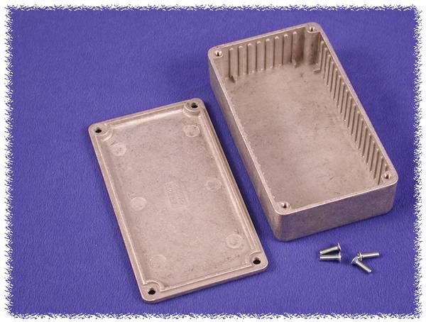 Hammond Electronics 1590UF Contenitore universale 119.5 x 119.5 x 59 Alluminio Naturale 1 pz.