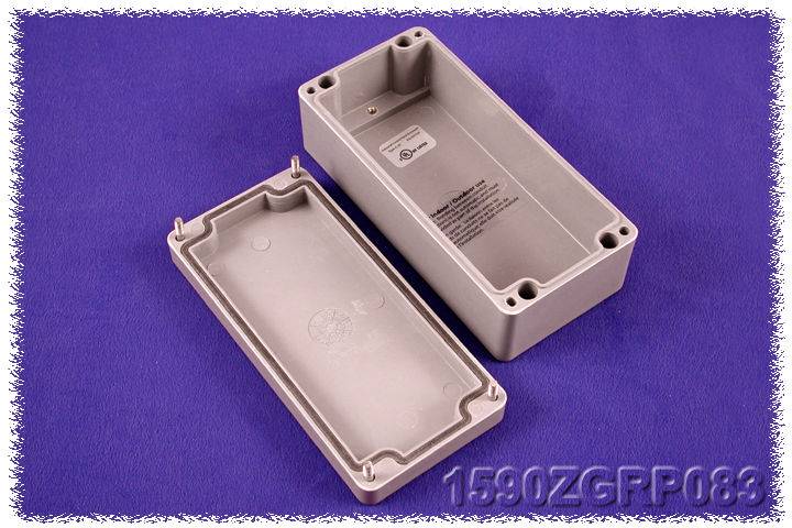 Hammond Electronics 1590ZGRP083 Contenitore universale 160 x 75 x 55 Poliestere Grigio 1 pz.