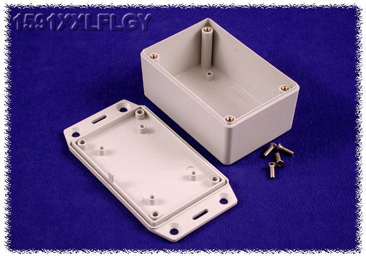 Hammond Electronics 1591XXCFLGY Contenitore universale 121 x 66 x 41 ABS Grigio 1 pz.