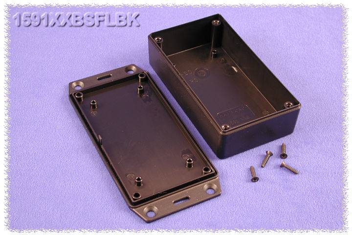 Hammond Electronics 1591XXBSFLBK Contenitore universale 113 x 63 x 32 ABS Nero 1 pz.