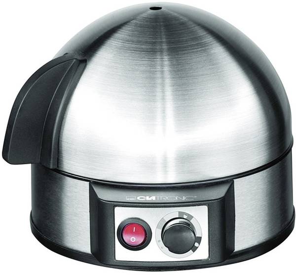 Clatronic EK3321 Cuociuova con pungiuovo, con misurino Acciaio inox (spazzolato)