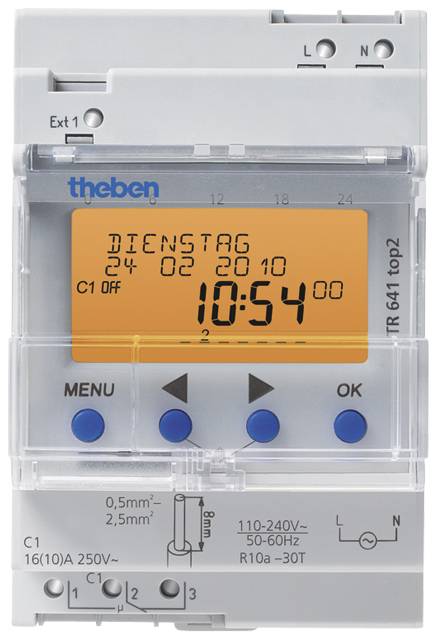 Theben Timer per guida DIN