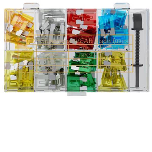 Fusibili per auto - Fusibile piatto standard 5 A, 7.5 A, 10 A, 15 A, 20 A, 25 A, 30 A Blu, Rosso, Bianco, Giallo, Verde, Marrone chiaro, - Fusibili per auto - Fusibile piatto standard 5 A, 7.5 A, 10 A, 15 A, 20 A, 25 A, 30 A Blu, Rosso, Bianco, Giallo, Verde, Marrone chiaro, -