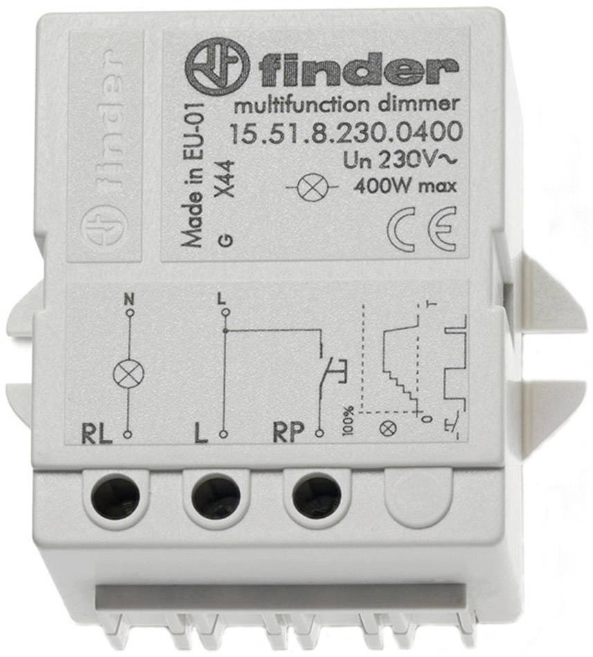 Relè a impulso Superficiale/Incasso Finder 15.51.8.230.0400 1 NA 230 V/AC  400 W 1 pz.