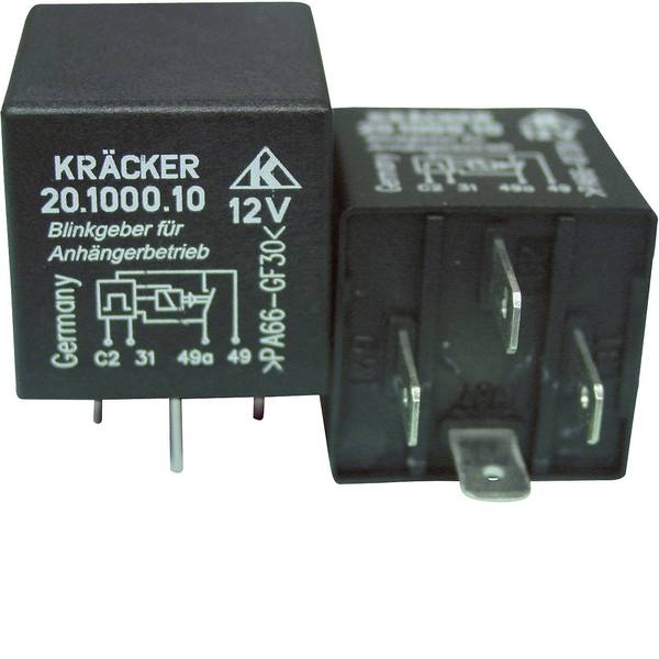 Relè auto - Kräcker 20.1000.10 Relè per auto 12 V/DC 20 A 1 NA - Relè auto - Kräcker 20.1000.10 Relè per auto 12 V/DC 20 A 1 NA -