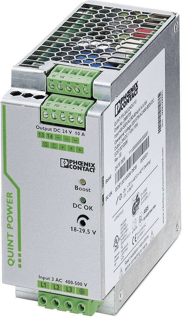 Phoenix Contact 2866705 Alimentatore per guida DIN  24 V/DC 10 A 240 W Num. uscite:1 x  Contenuto 1 pz.