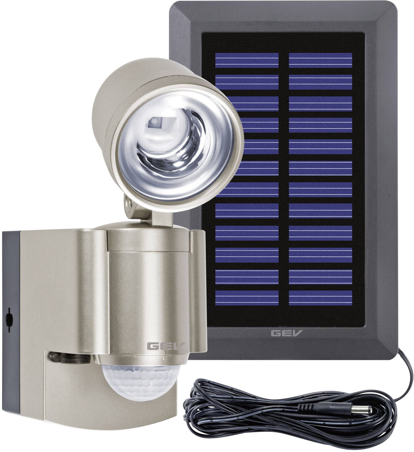 luce esterna a energia solare con rilevatore di movimento