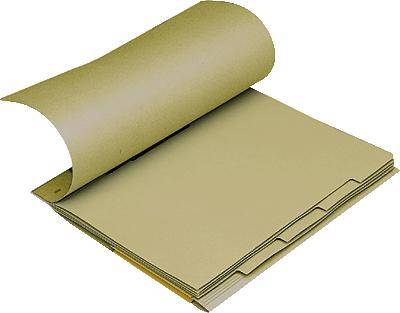 Elba Fascicolo con gancio 100420923 DIN A4 Marrone naturale 320 g/m² 1 pz.-0