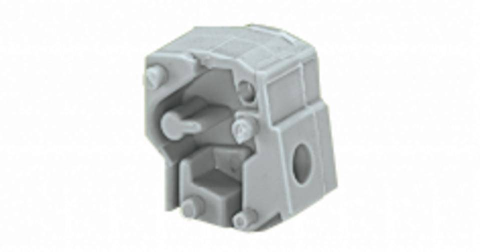 WAGO 257-811 Distanziatore intermedio Numero Poli (num) 1 Grigio 400 pz.