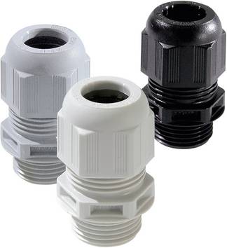 Wiska 10066382 Pressacavo filettato  M20  Poliammide Grigio-Argento 1 pz.