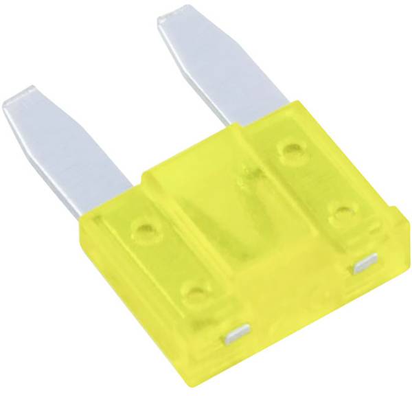 Fusibili per auto - Mini fusibile piatto 20 A Giallo MTA 341631 534990 1 pz. - Fusibili per auto - Mini fusibile piatto 20 A Giallo MTA 341631 534990 1 pz. -