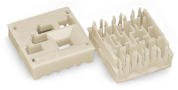 WAGO 267-143 267-143 Morsetto flessibile: - rigido: 1.5-2.5 mm² Numero Poli (num): 5 500 pz. Bianco
