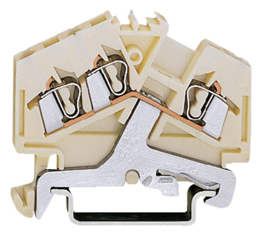WAGO 280-640 Morsetto per cavi schermati 5 mm A molla Bianco 100 pz. Imballo