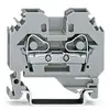 WAGO 282-101 Morsetto passante 8 mm A molla Attribuzione: L Grigio 50 pz. Imballo