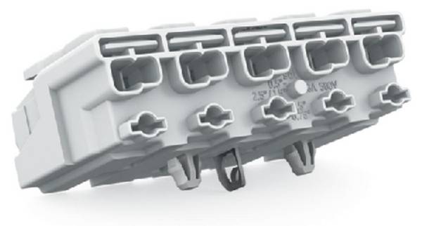 WAGO 294-5175 294-5175 Morsetto di alimentazione flessibile: - rigido: 0.5-1.5 mm² Numero Poli (num): 5 250 pz. Bianco