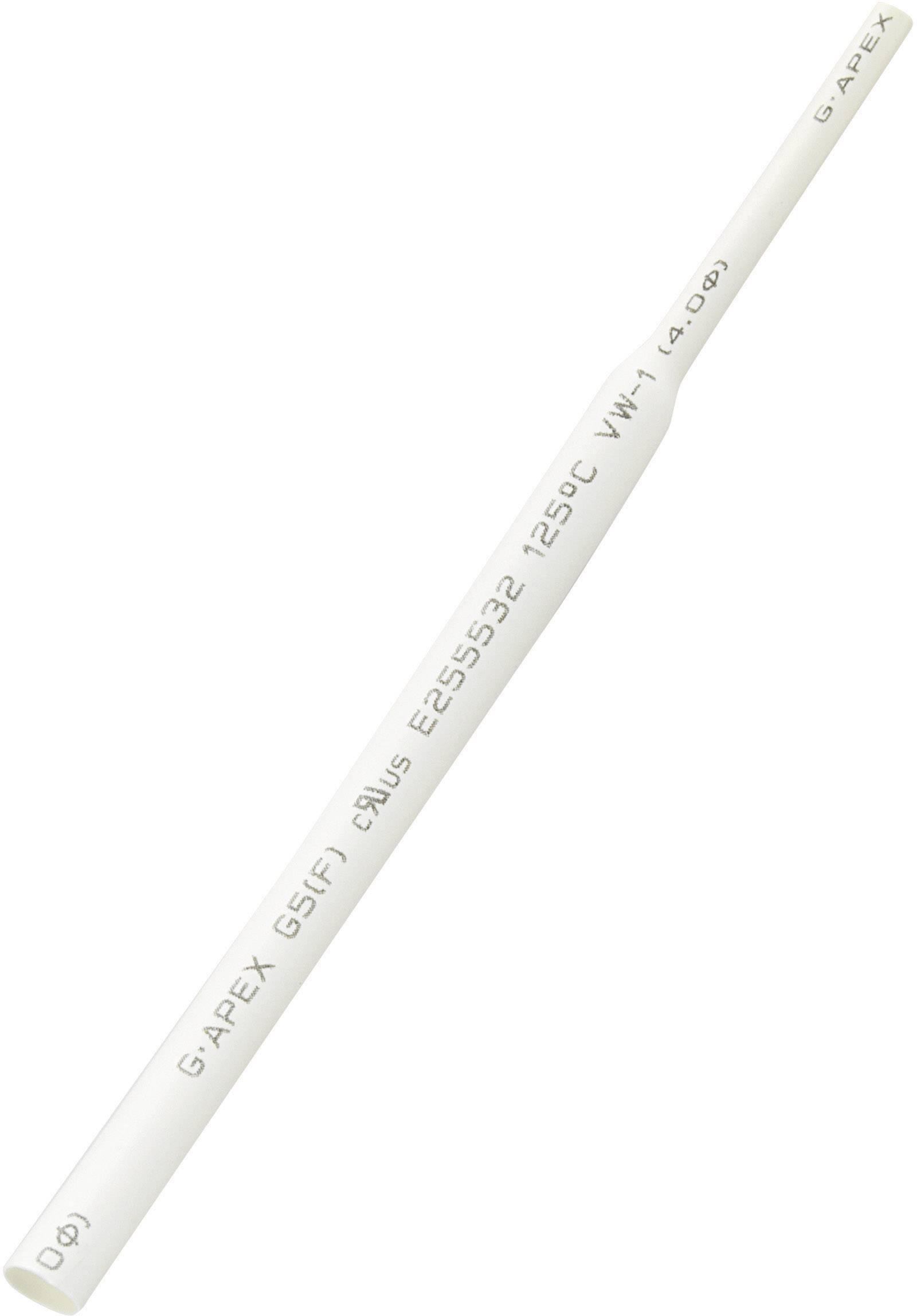 TRU COMPONENTS 1566772 Termoretraibile senza colla Bianco 25 mm 12.50 mm Restringimento:2:1 5 m