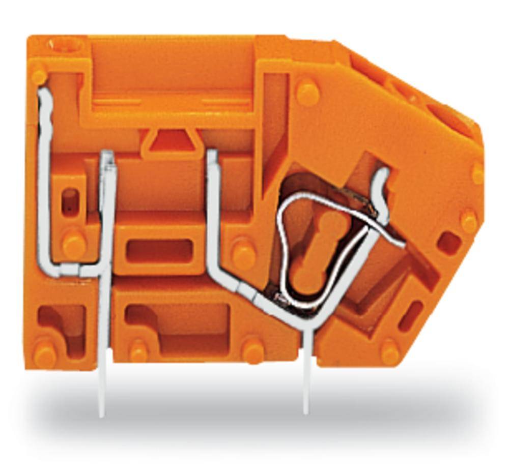 WAGO 742-116 Morsetto a molla 2.50 mm² Numero Poli (num) 1 Arancione 300 pz.