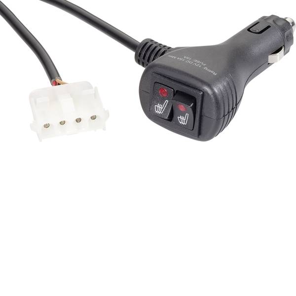 Accessori per presa accendisigari - TRU COMPONENTS Spina per auto per il collegamento di un riscaldamento sedile con cavo incl. Portata massima corrente=15 - Accessori per presa accendisigari - TRU COMPONENTS Spina per auto per il collegamento di un riscaldamento sedile con cavo incl. Portata massima corrente=15 -