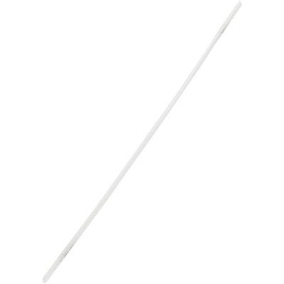 Un lungo, sottile bastone bianco, con orientamento diagonale, su uno sfondo neutro.