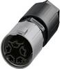 Phoenix Contact 1403782 Connettore circolare Connettore per cavo Tot poli: 4 + PE Serie (connettore circolare): QUICKON 1 pz.
