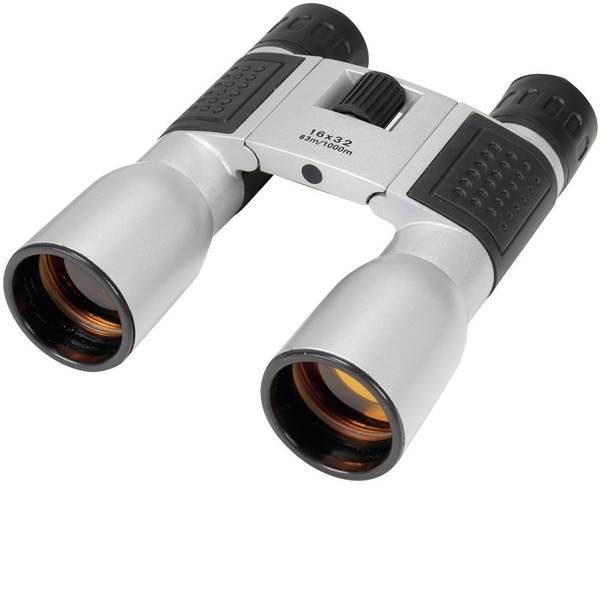 Binocoli - Basetech Compact 16x32 Binocolo 16 x 32 mm Argento-Nero - Binocoli - Basetech Compact 16x32 Binocolo 16 x 32 mm Argento-Nero -
