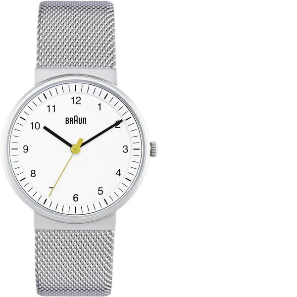 Orologi da polso - Braun Quarzo Orologio da polso BN0031WHSLMHL (Ø x A) 33 mm x 8 mm Acciaio Materiale cassa=Acciaio inox Materiale - Orologi da polso - Braun Quarzo Orologio da polso BN0031WHSLMHL (Ø x A) 33 mm x 8 mm Acciaio Materiale cassa=Acciaio inox Materiale -