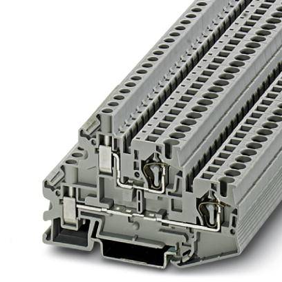 Phoenix Contact 3033155 Morsetto passante componibile 6.2 mm A vite Grigio 50 pz. Pezzo