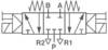 IMI NORGREN Valvola pneumatica ad azionamento meccanico V50A611A-A213A 24 V/DC Materiale cassa Alluminio Materiale sig NBR 1 pz.