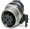 Phoenix Contact 1436550 Connettore da pannello per sensore o attuatore M12 Presa Numero di poli: 4 10 pz. Imballo