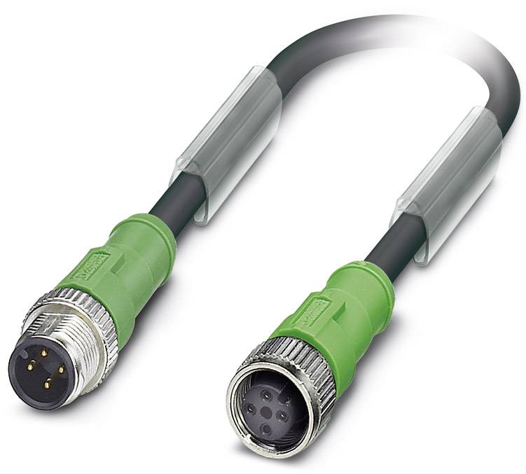 Un cavo industriale verde con multiple connessioni, idoneo per applicazioni di macchine e utilizzo industriale.