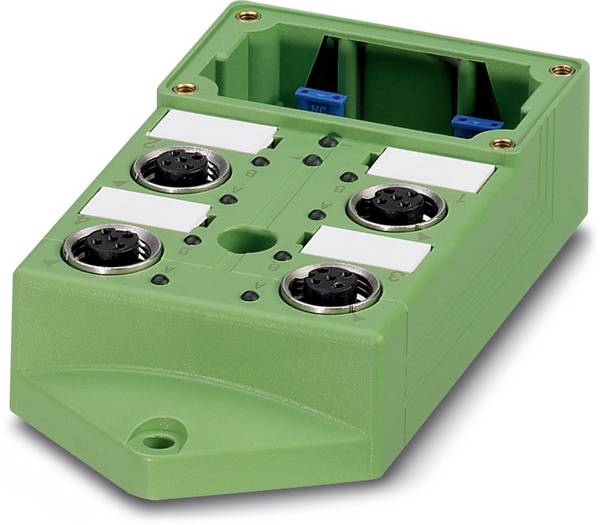 Phoenix Contact SACB-4/ 8-L-C GG SCO 1516739 Scatola sensore attuatore passiva Distributore M12 con filettatura in metallo 1 pz. Pezzo