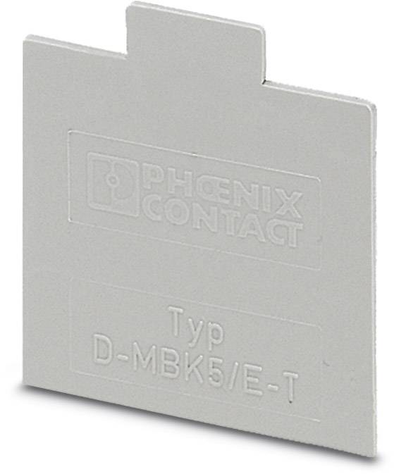 D-MBK 5/E-T - Piastra terminale D-MBK 5/E-T Phoenix Contact : 50Pz.