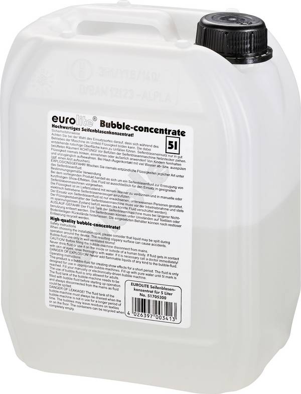 Eurolite 51705300 Liquido per bolle di sapone UV  1.66 l