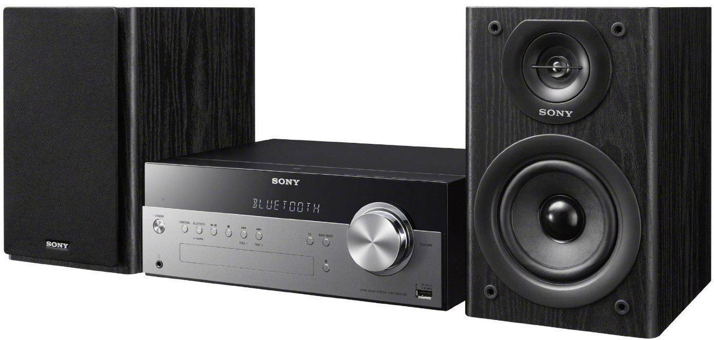 Sony CMT-SBT100B Microsistema audio per la casa 50 W Nero, Argento-1