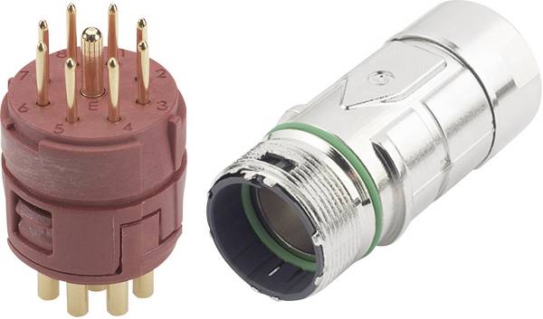 Connettore EPIC® M23 a 8+1 poli in set 75009701 EPIC® KIT M23 F6 8+1-POL MALE  LAPP Contenuto: 1 KIT