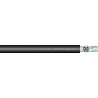 Cavo multipolare  8 x 2 x 0.22 mm² Nero Sommer Cable 100-0101-08 Merce a metro