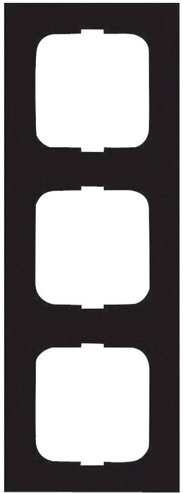 Busch-Jaeger 3 scomparti Telaio di copertura Future Linear Antracite 2CKA001754A4242 1 pz.