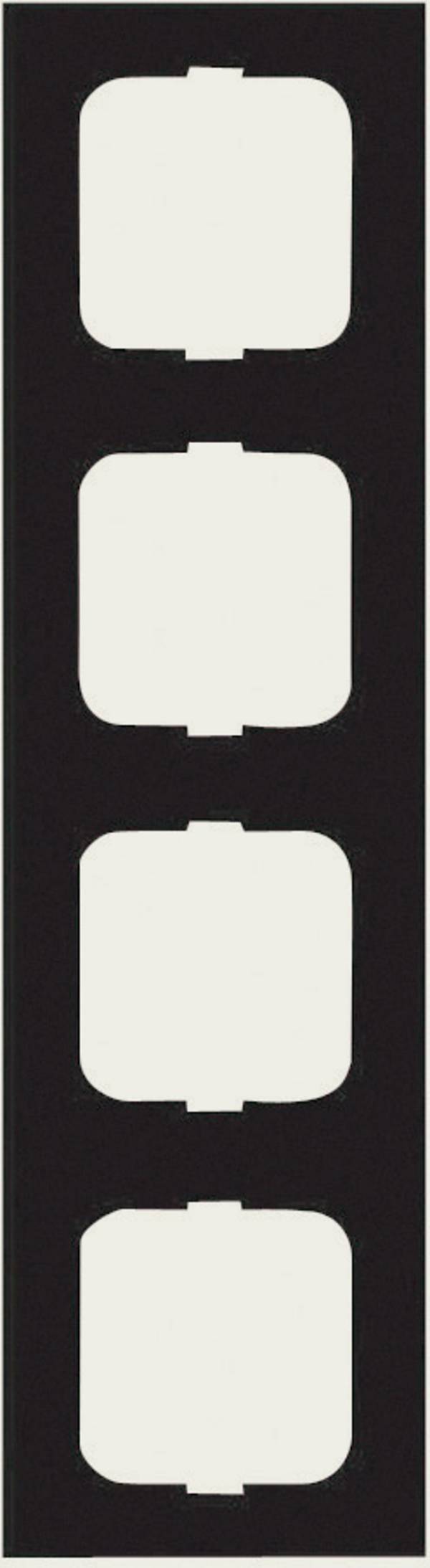Busch-Jaeger 4 vie Telaio di copertura Future Linear Antracite 2CKA001754A4243 1 pz.